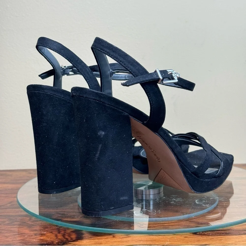 Franco Sarto Damalis Platform Sandal - Black Galaxy - size 10